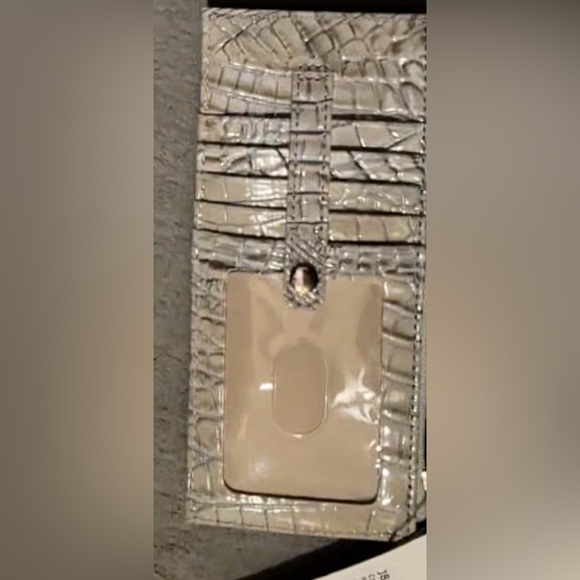 NWT BRAHMIN MINDFUL GREY PURSE WALLET SET - Picture 8 of 9